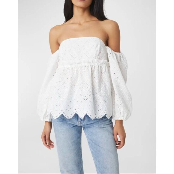 NWT MISA Los Angeles 2-Piece Shorts Set Sera‎ Babydoll Top & Soleil Shorts - Picture 4 of 12